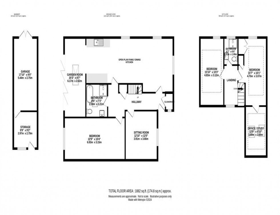 Floorplan for Andrew Lane, High Lane, Stockport