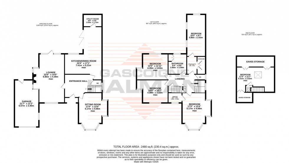 Floorplan for Framingham Road, Sale, M33
