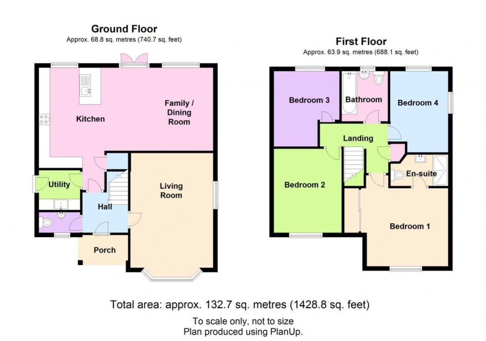 Floorplan for Georges Place, Beeston