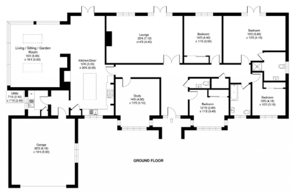Floorplan for Badger Road, Prestbury, SK10