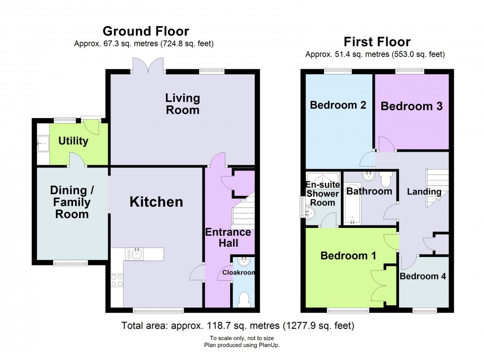 Floorplan for Oswalds Way, Tarporley