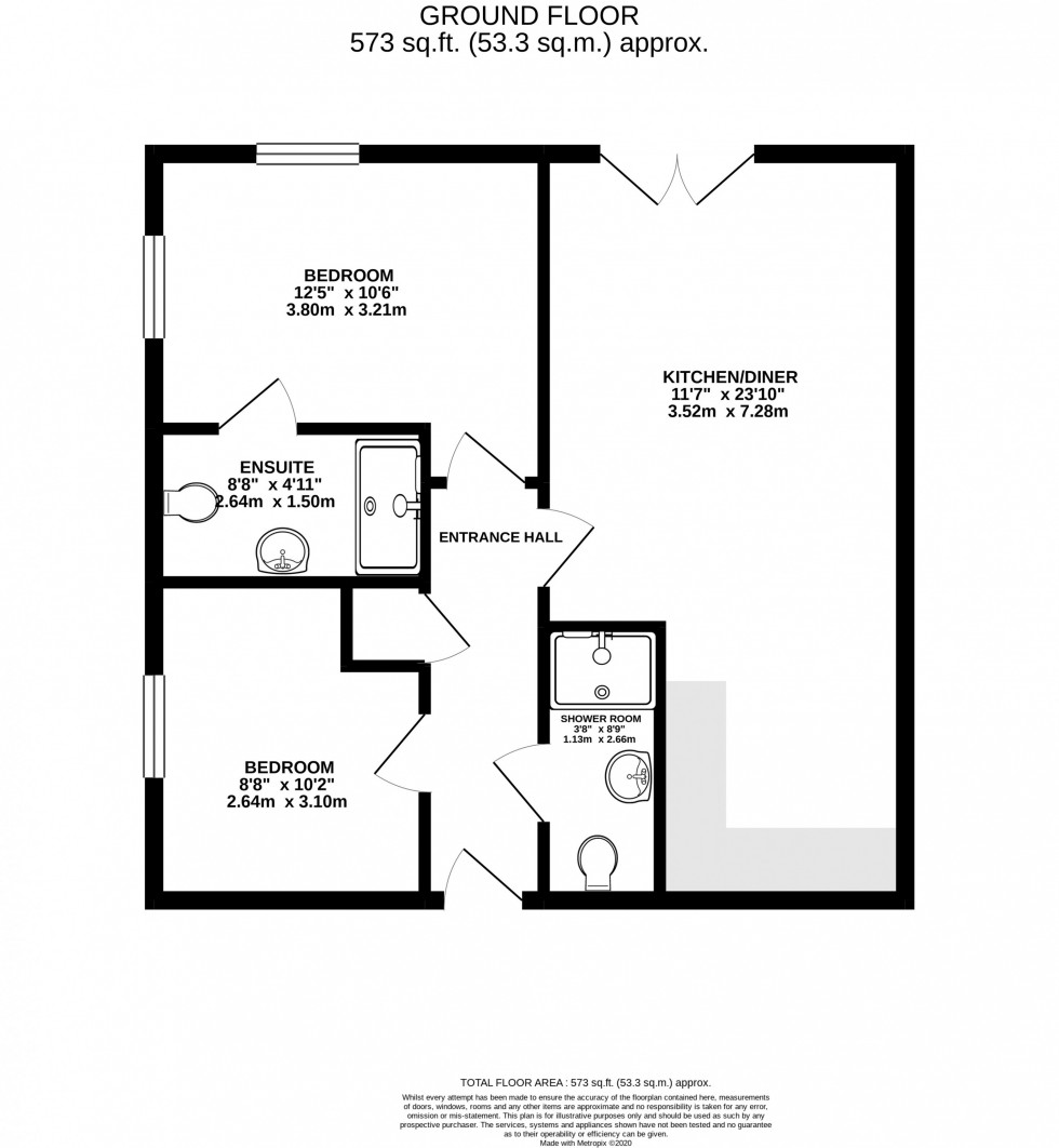 Floorplan for Canal Street, Macclesfield