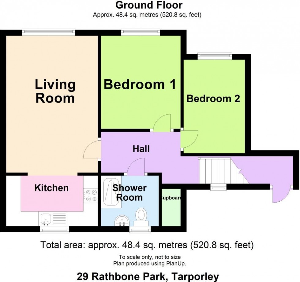 Floorplan for Rathbone Park, Tarporley