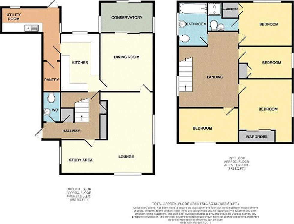 Floorplan for Hadrian Way, Sandiway