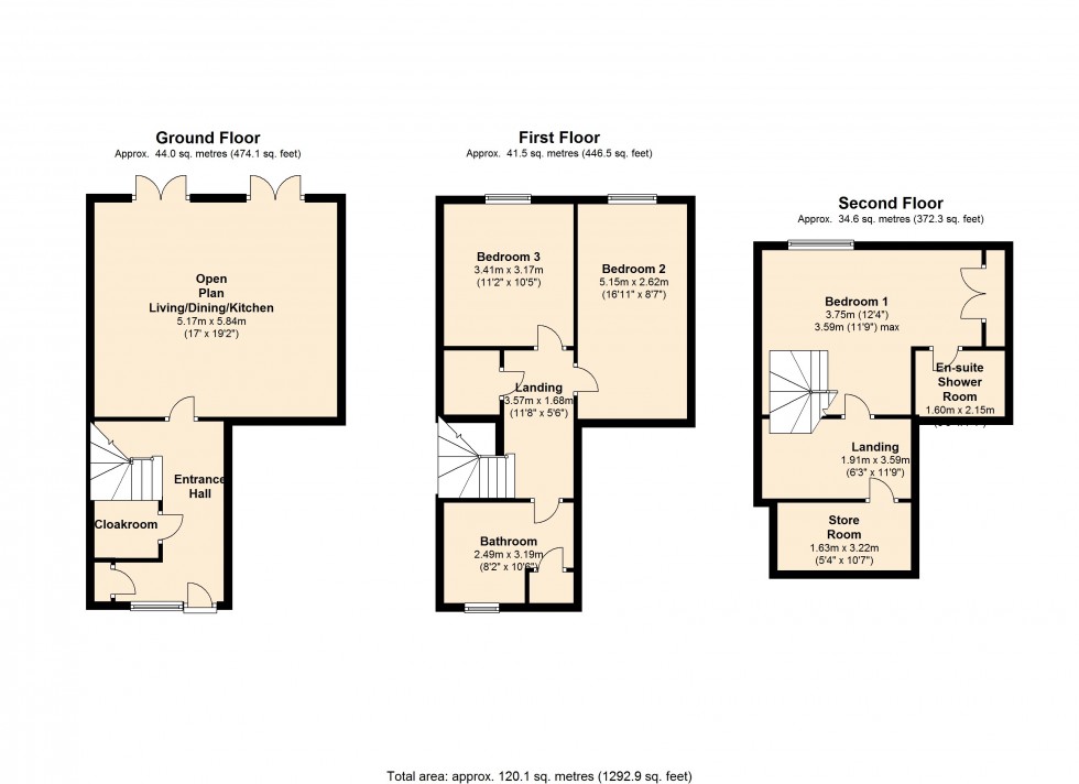 Floorplan for Kingswood Park, Kingswood, Frodsham