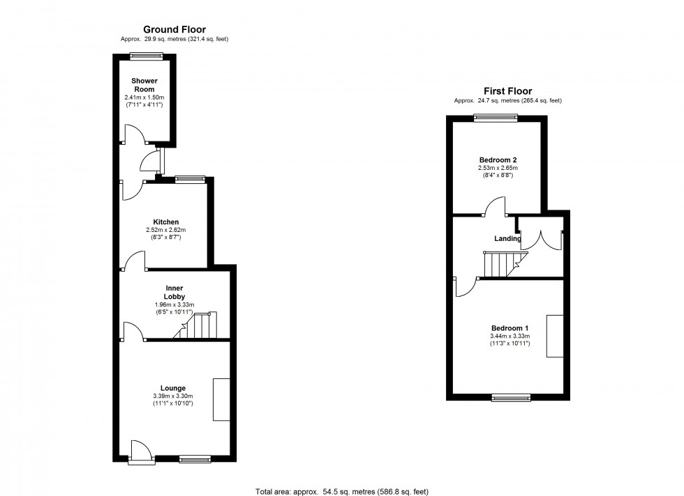 Floorplan for Bates Lane, Helsby, Frodsham