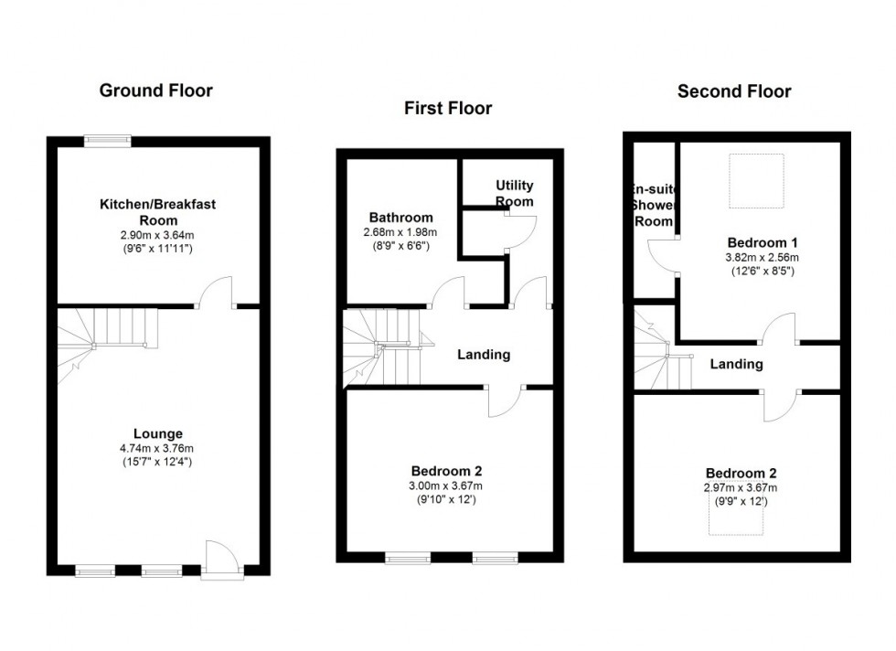 Floorplan for Manor Farm Court, Langdale Way, Frodsham