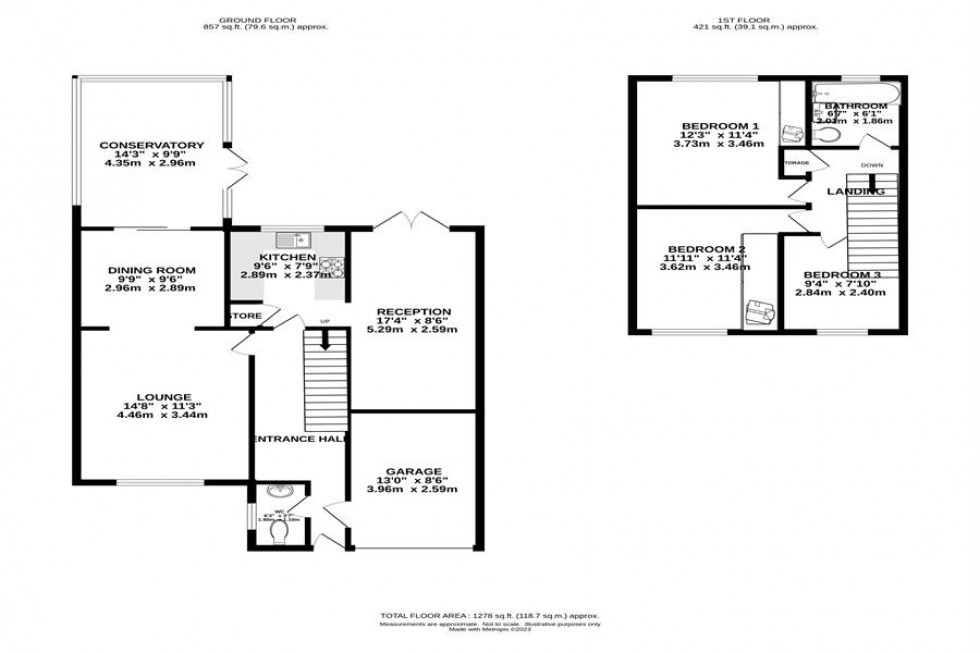 Floorplan for March Avenue, Stockport
