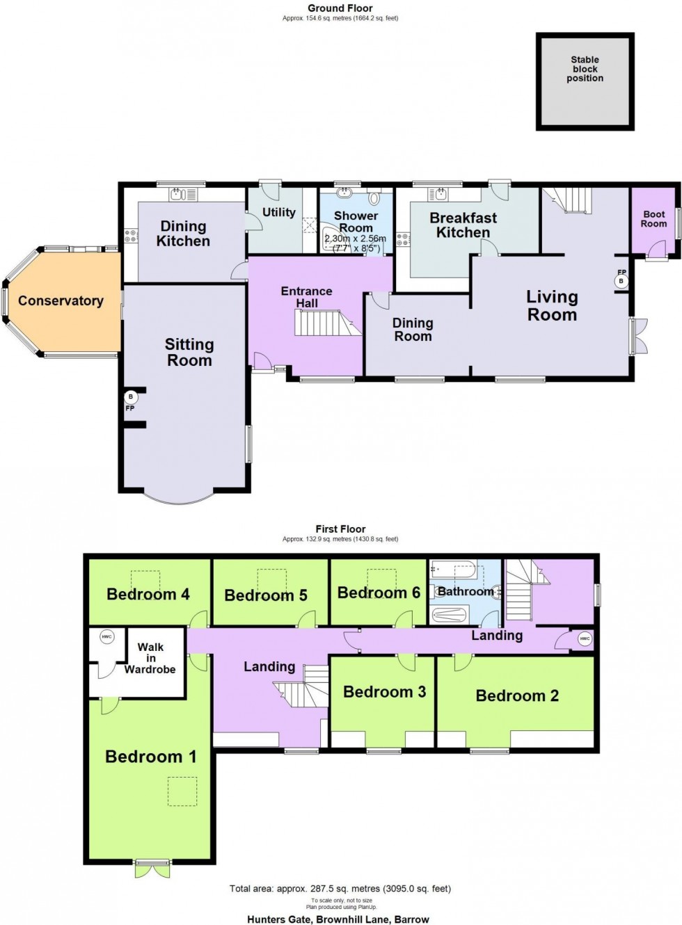 Floorplan for Swinford Mill Lane, Great Barrow