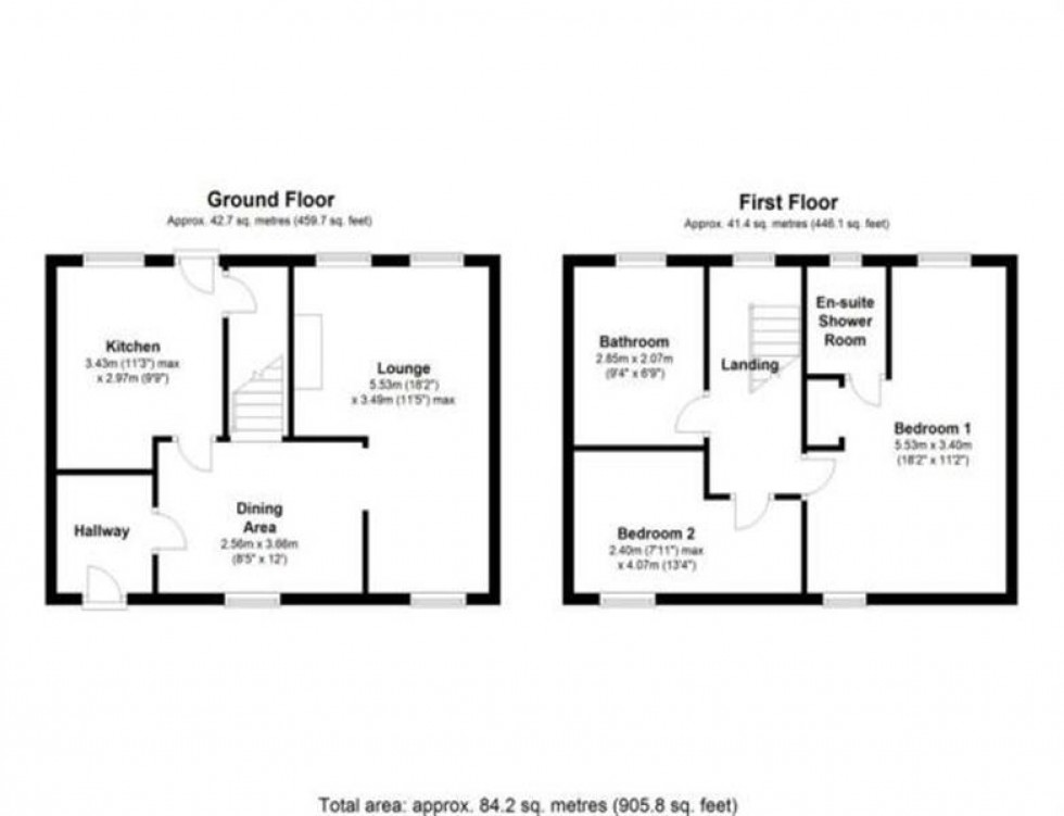 Floorplan for Rake House Mews, Lower Rake Lane, Helsby, Frodsham