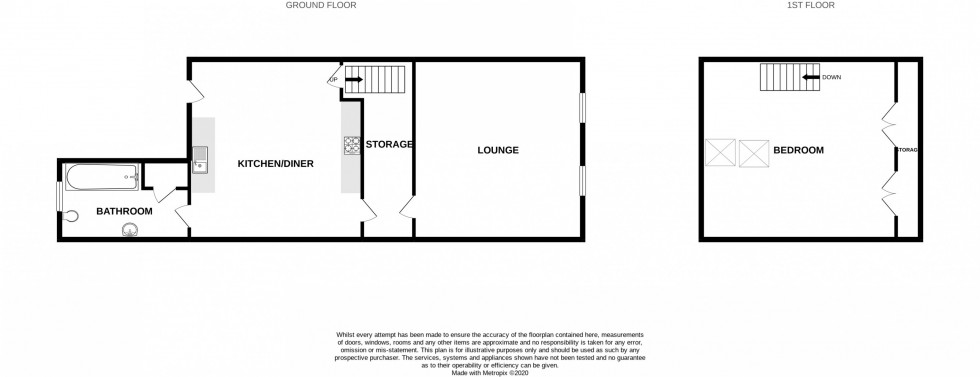 Floorplan for Albion Road, New Mills, High Peak