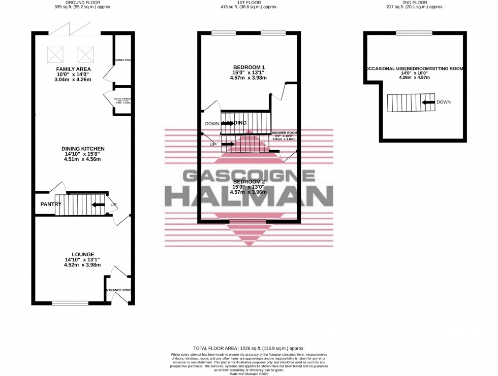 Floorplan for Longhurst Lane, Mellor