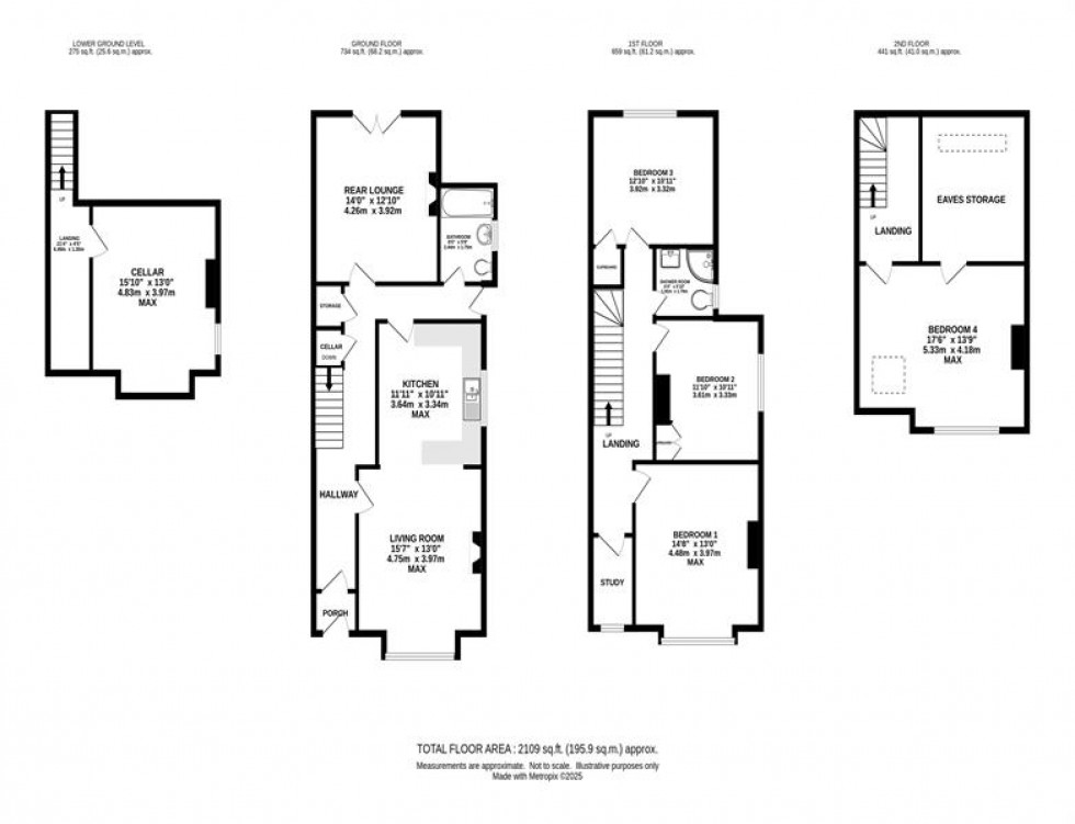 Floorplan for Parsonage Road, Heaton Moor
