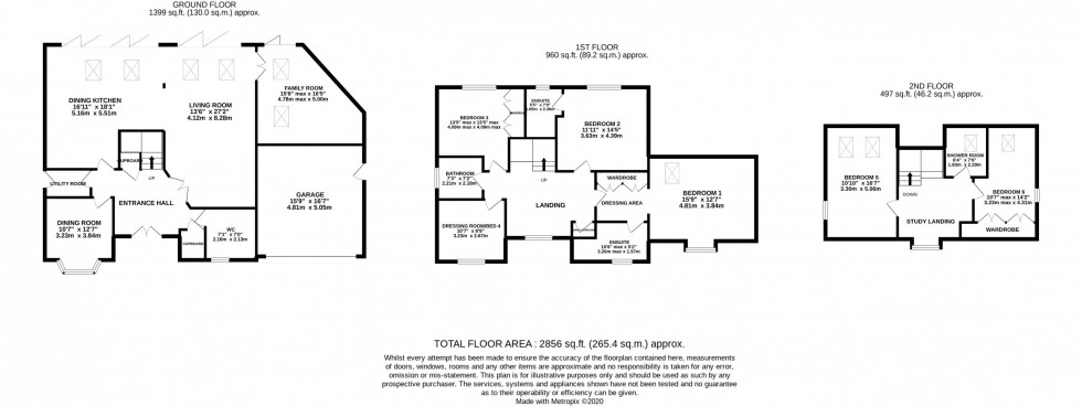 Floorplan for Tresham Drive, Grappenhall Heys, Warrington