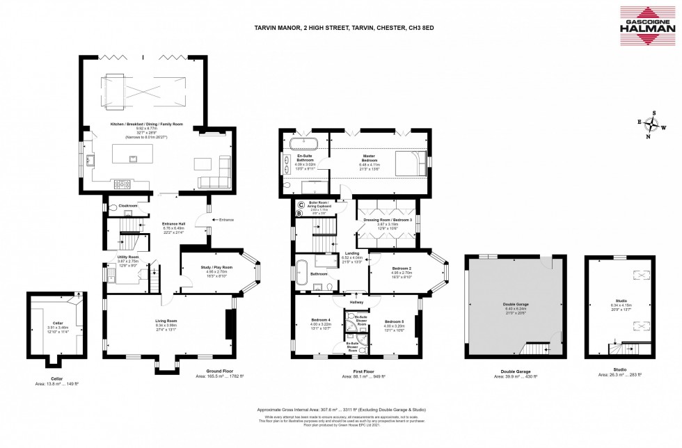 Floorplan for High Street, Tarvin