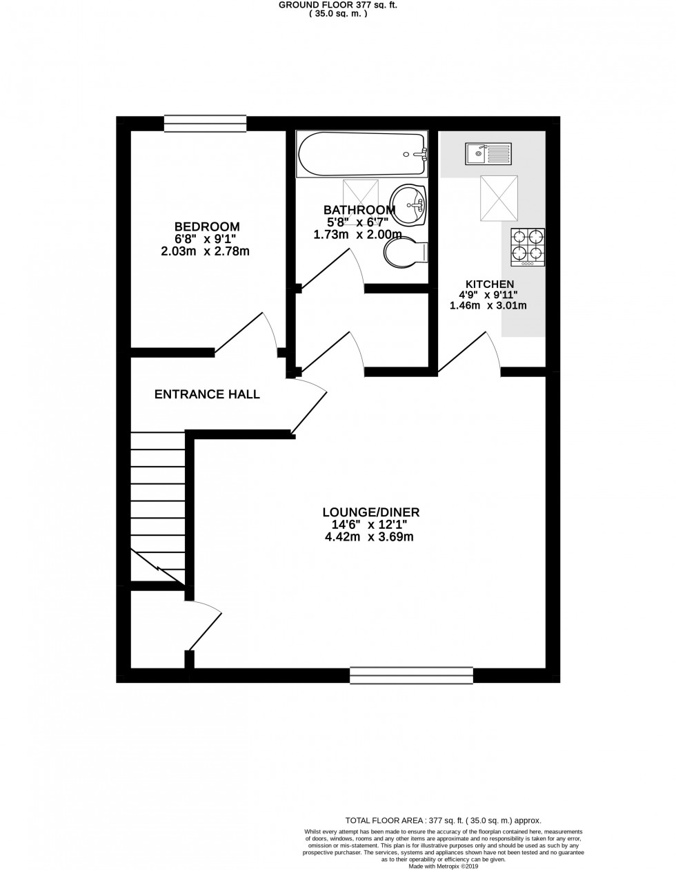 Floorplan for Armoury Court Mews, Macclesfield