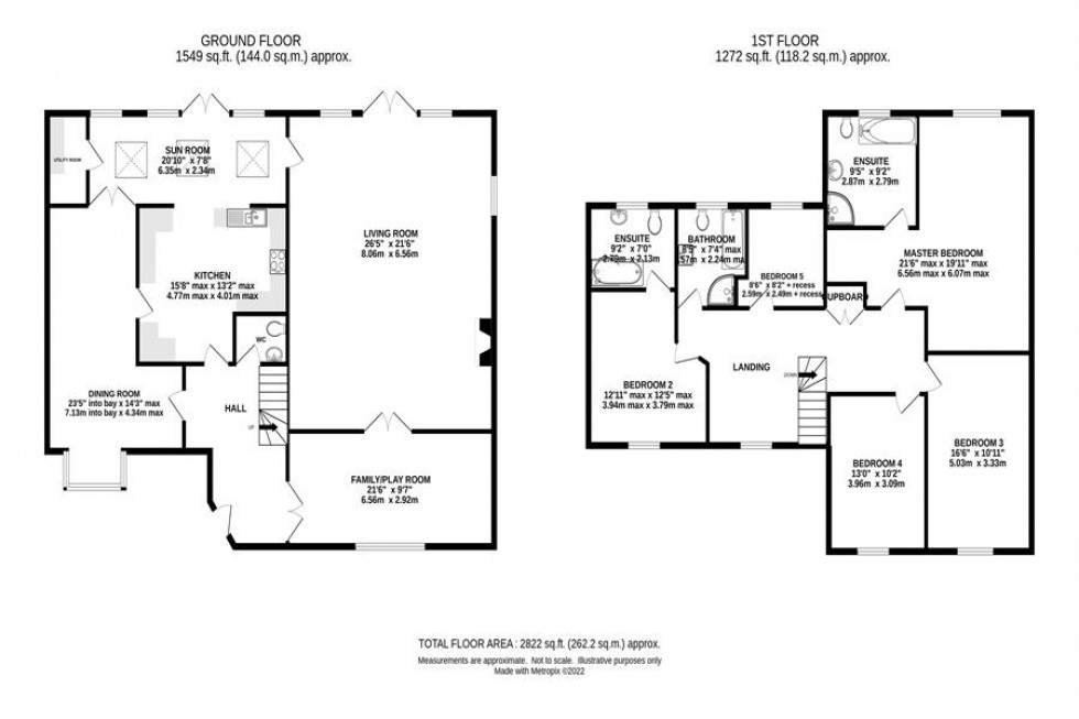 Floorplan for Balmoral Drive, Holmes Chapel