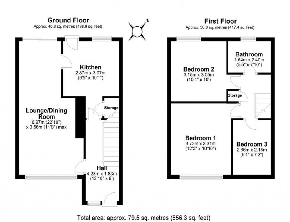 Floorplan for Bramley Walk, Helsby, Frodsham