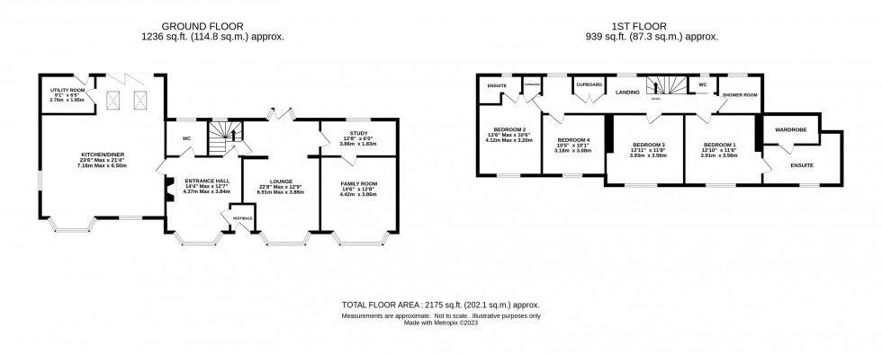 Floorplan for Knutsford Road, Grappenhall, Warrington
