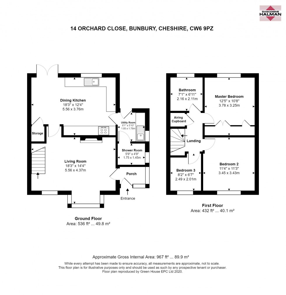 Floorplan for Orchard Close, Bunbury