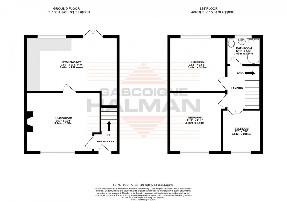 Floorplan for Greenbank Road, Sale, M33