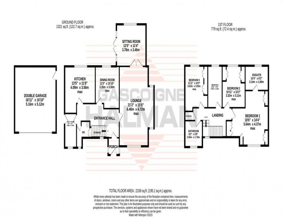 Floorplan for Greylands Close, Sale