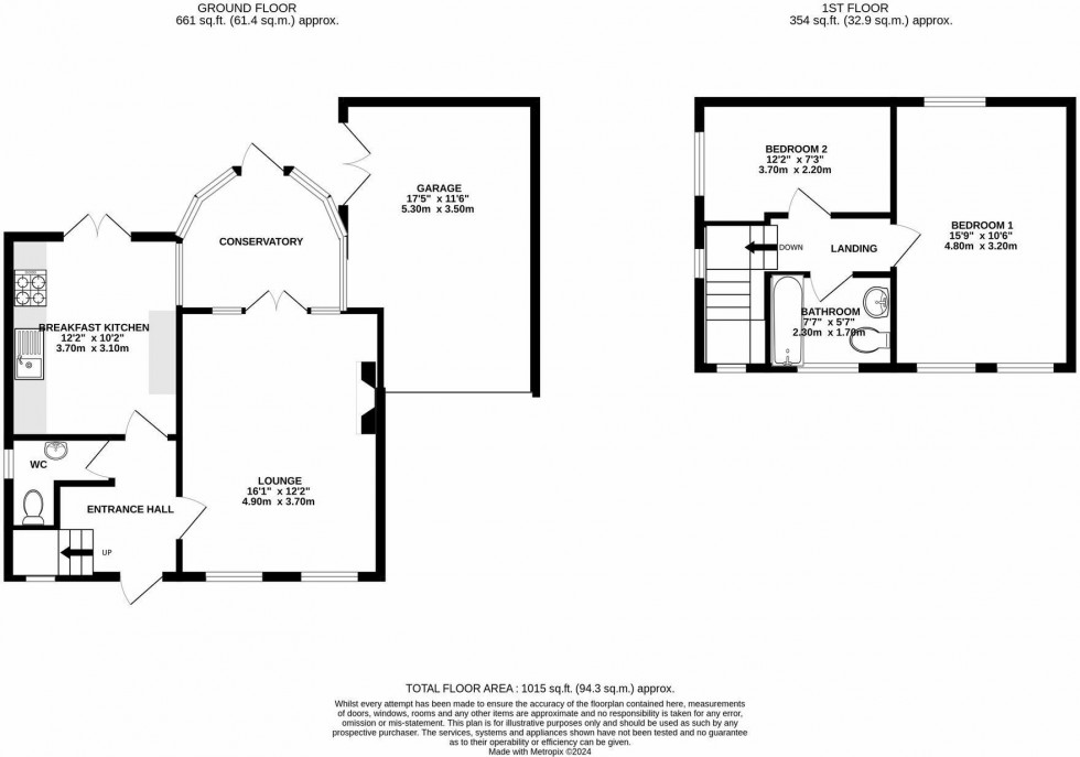 Floorplan for Ella Grove, Knutsford
