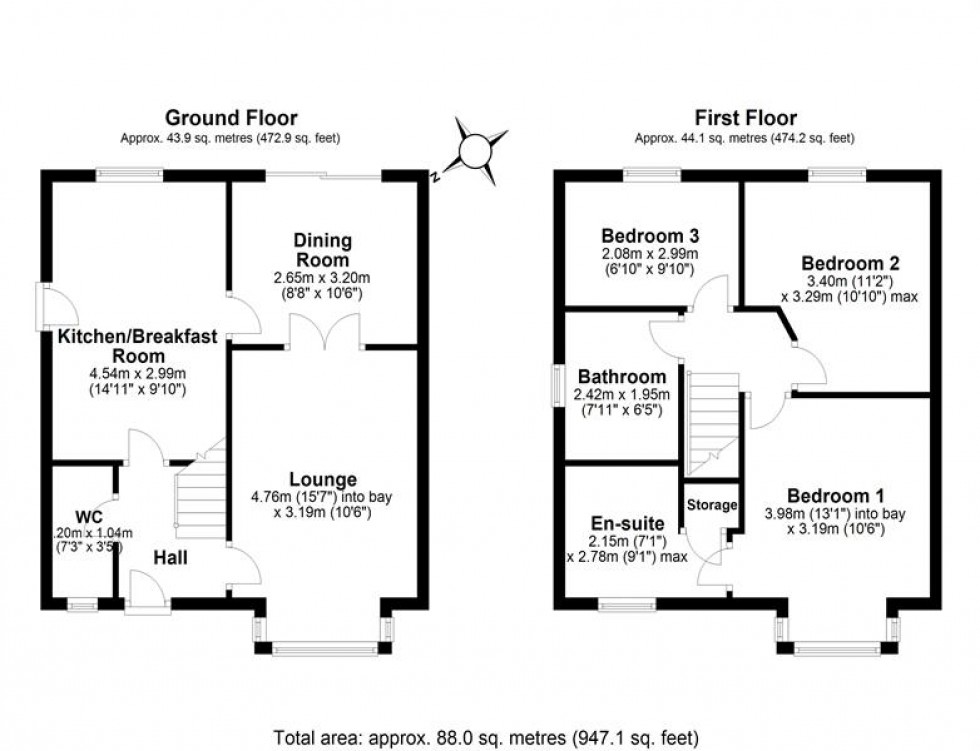 Floorplan for Watersedge, Frodsham