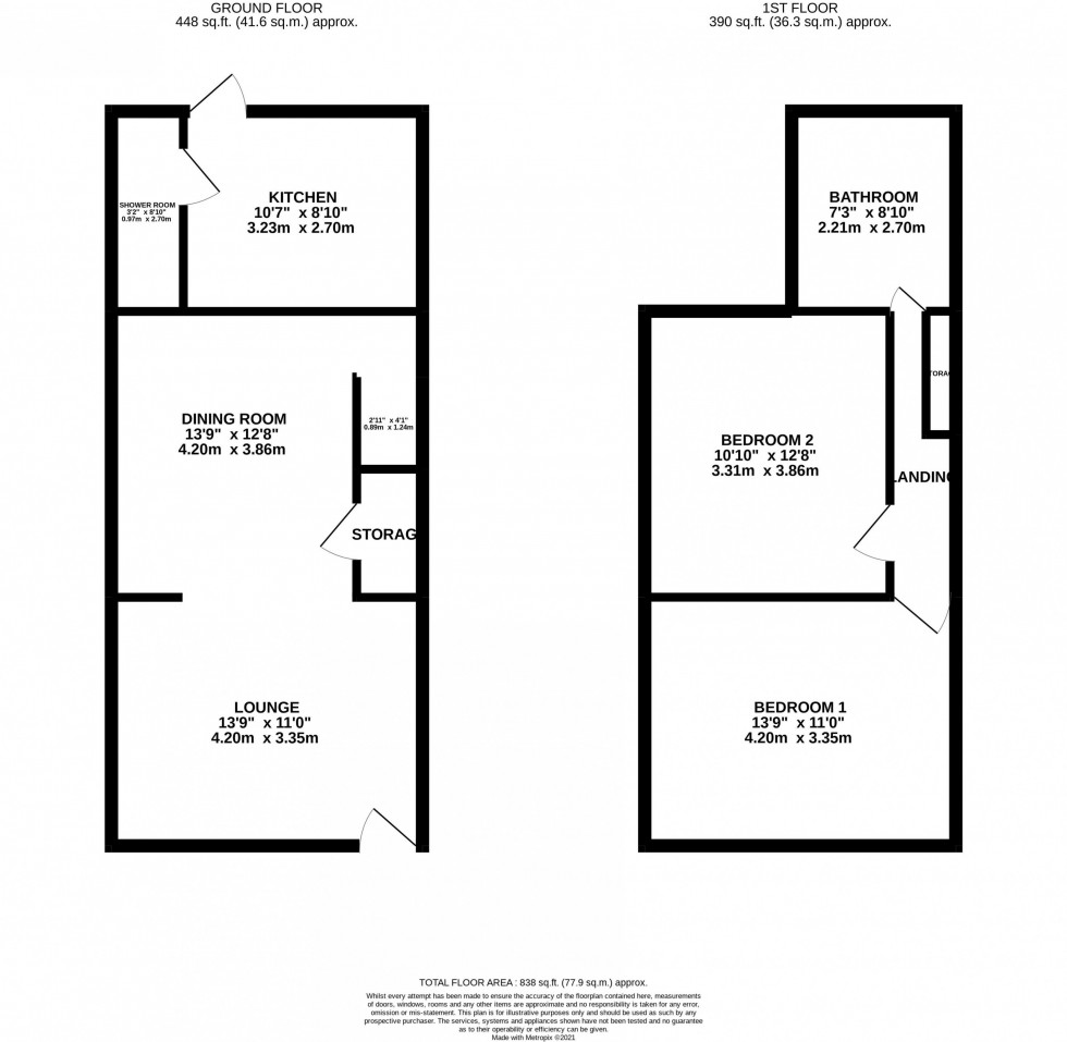 Floorplan for Park Lane, Poynton, Stockport