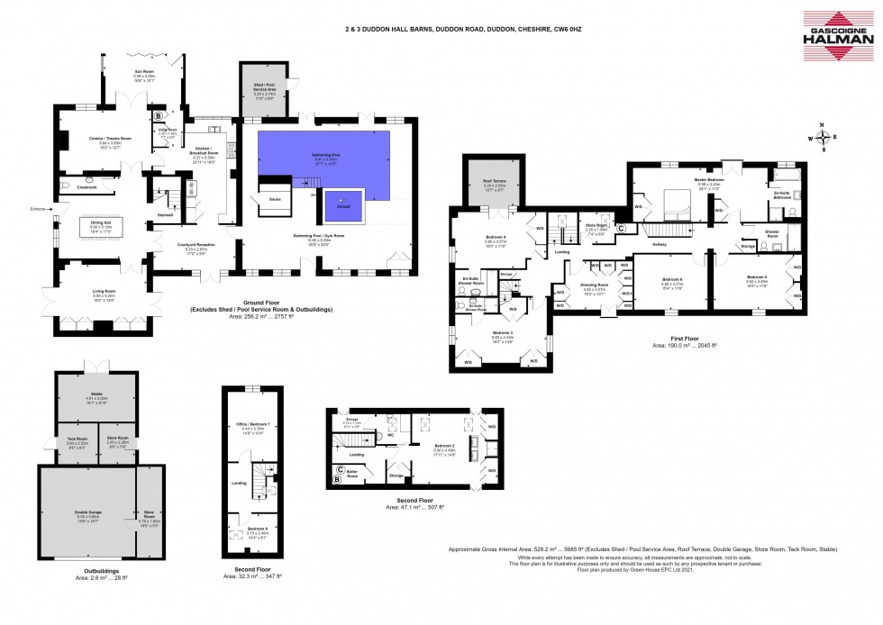 Floorplan for The Drifthouse, Duddon