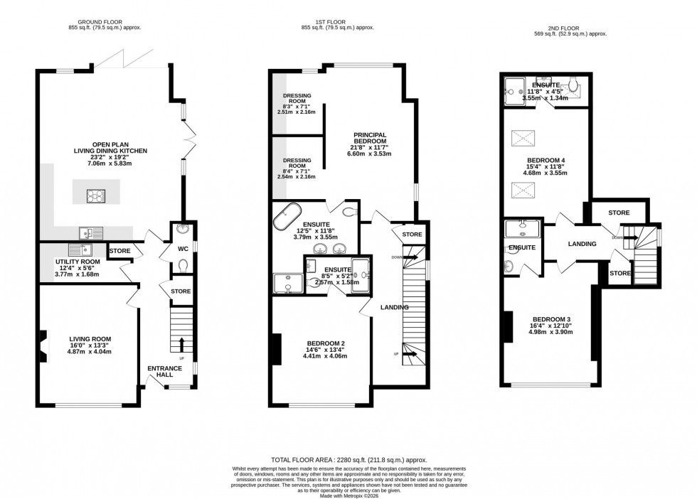 Floorplan for Alderley Road, Wilmslow, SK9