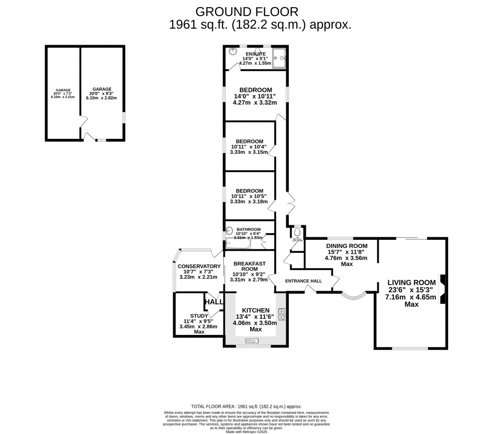 Floorplan for Mobberley Road, Wilmslow