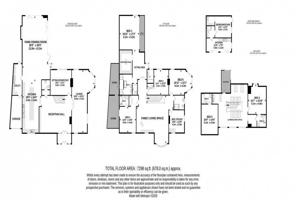 Floorplan for South Road, Hale, WA14