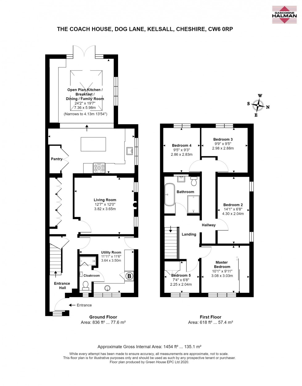 Floorplan for Dog Lane, Kelsall