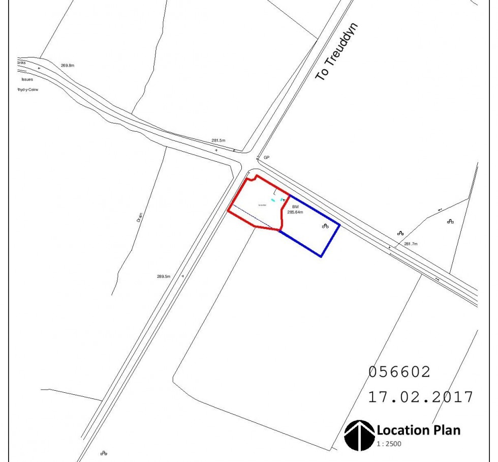 Floorplan for Ffordd Corwen, Treuddyn, Mold