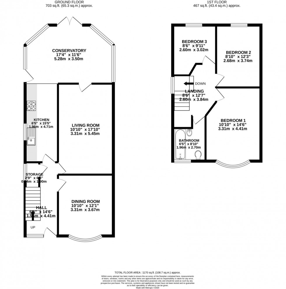 Floorplan for Lathom Road, Withington