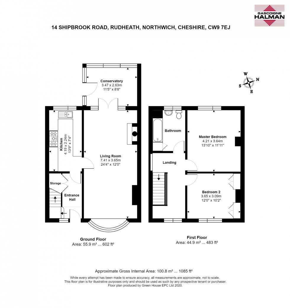 Floorplan for Shipbrook Road, Northwich