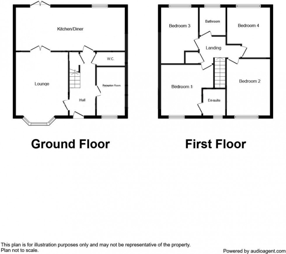 Floorplan for Firecrest Way, Kelsall