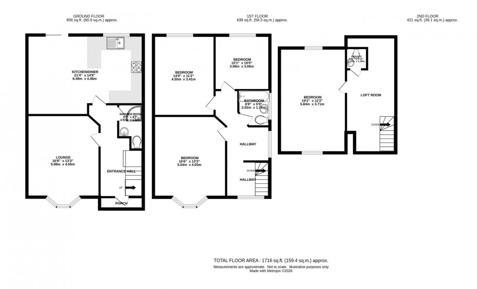 Floorplan for Elmsmere Road, Manchester