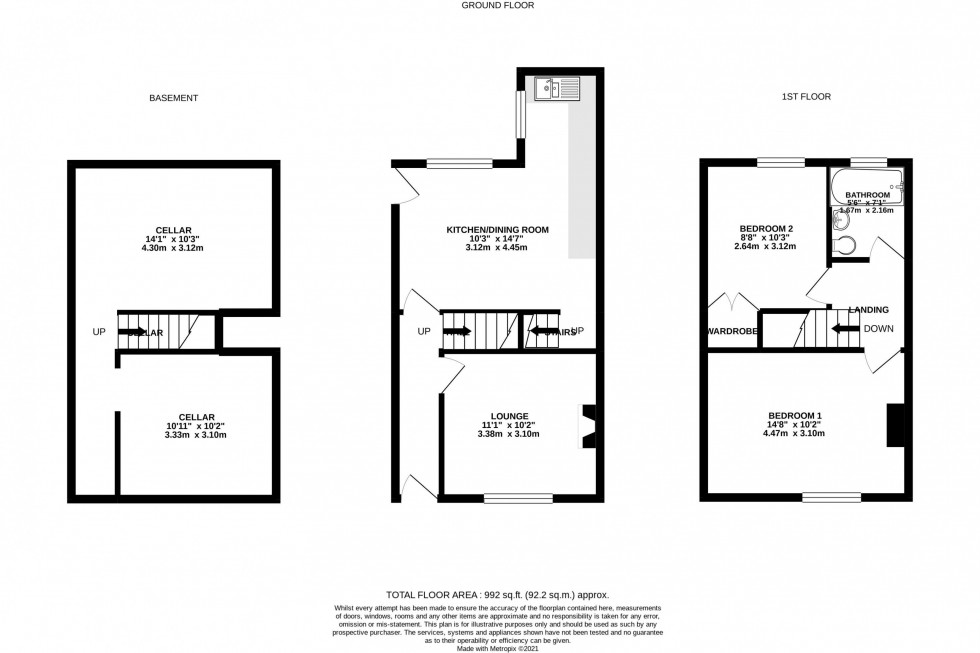 Floorplan for Newton Street, Macclesfield