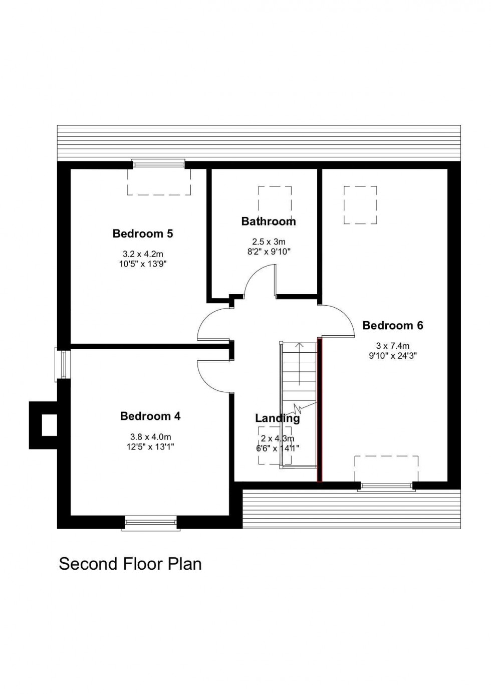 Floorplan for Greenridge Court, Sandiway