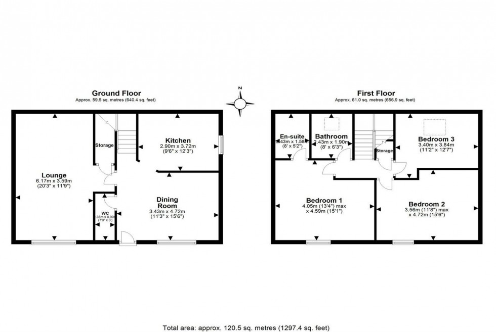 Floorplan for Langdale Way, Frodsham, WA6