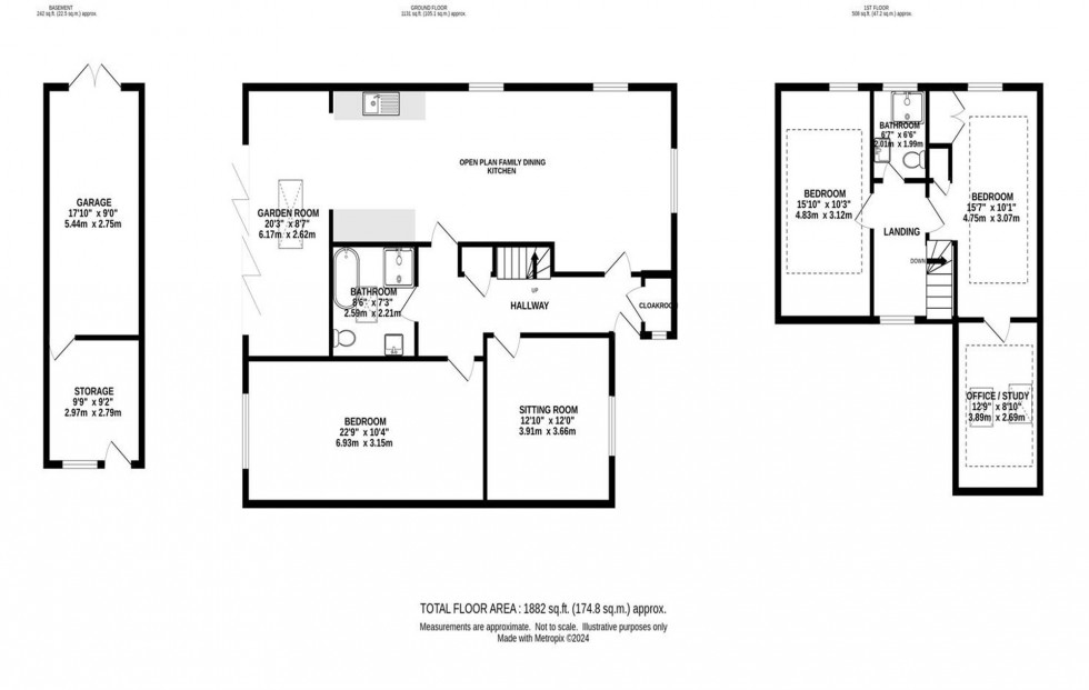 Floorplan for Andrew Lane, High Lane, SK6