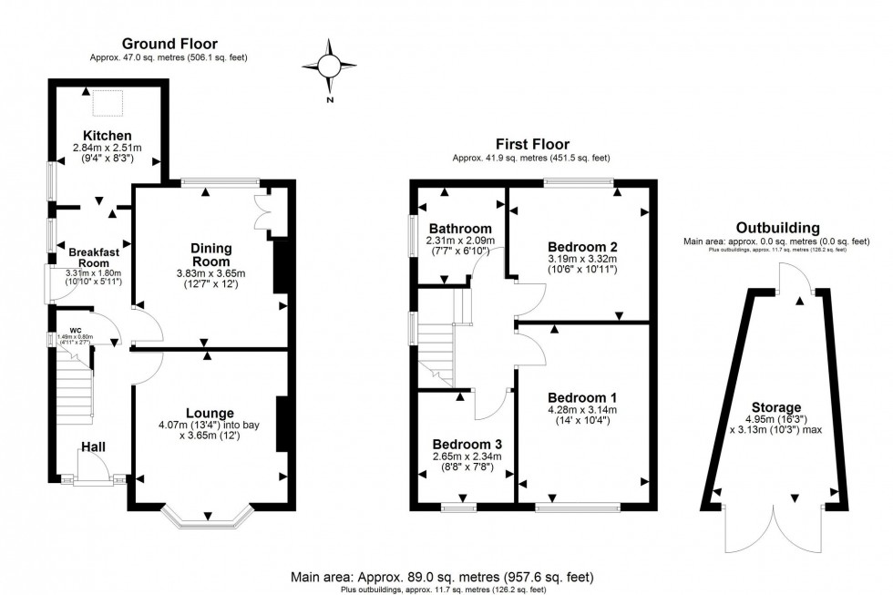 Floorplan for Latham Avenue, Runcorn, WA7