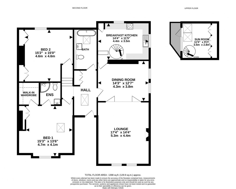 Floorplan for Heald Road, Bowdon, WA14