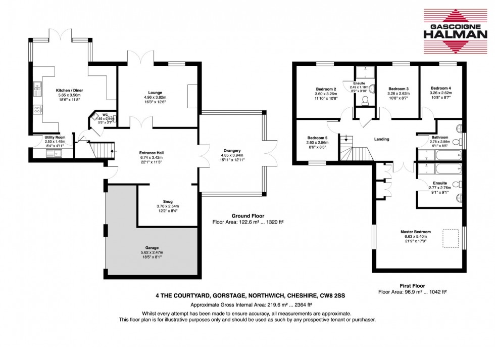 Floorplan for The Courtyard, Gorstage, CW8