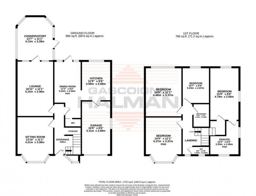 Floorplan for Brooklands Road, Sale