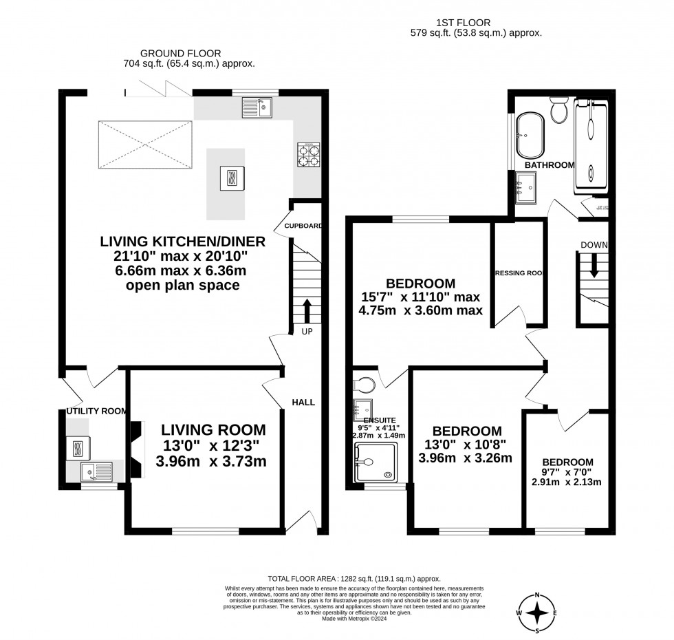 Floorplan for Pool Lane, Lymm