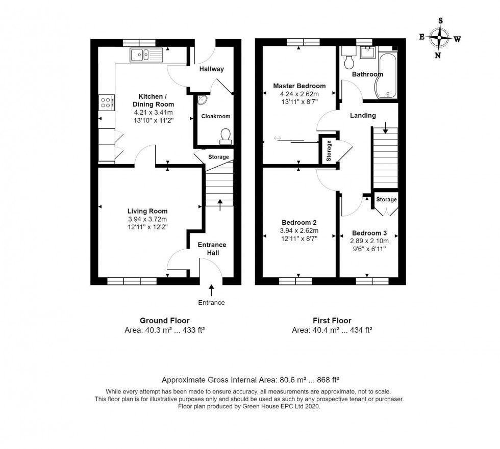 Floorplan for Shakerley Close, Oakmere, Northwich