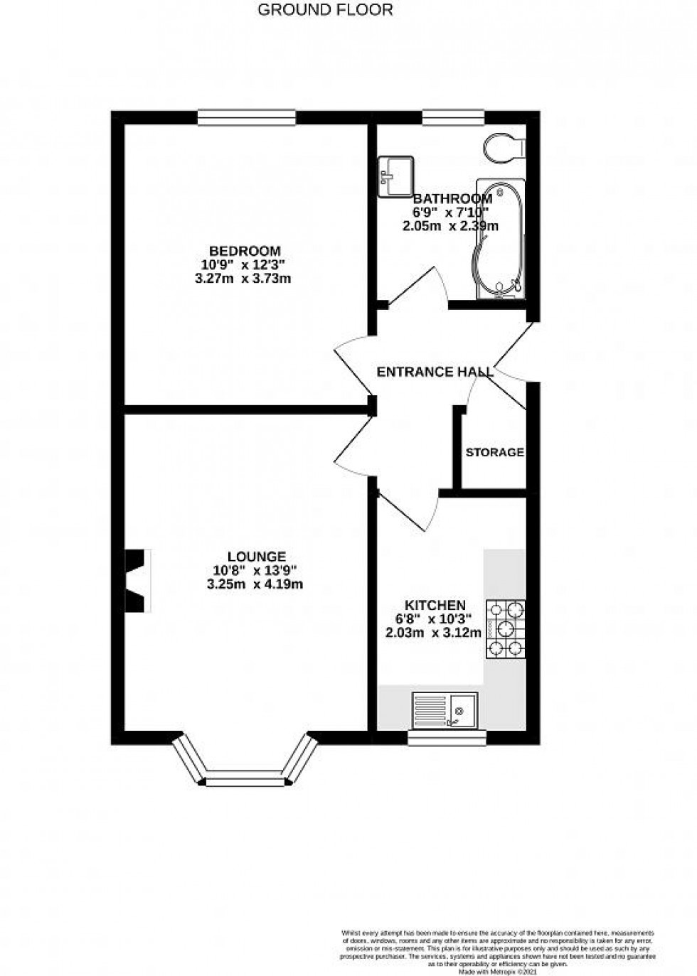 Floorplan for Woodbrook, Whaley Bridge